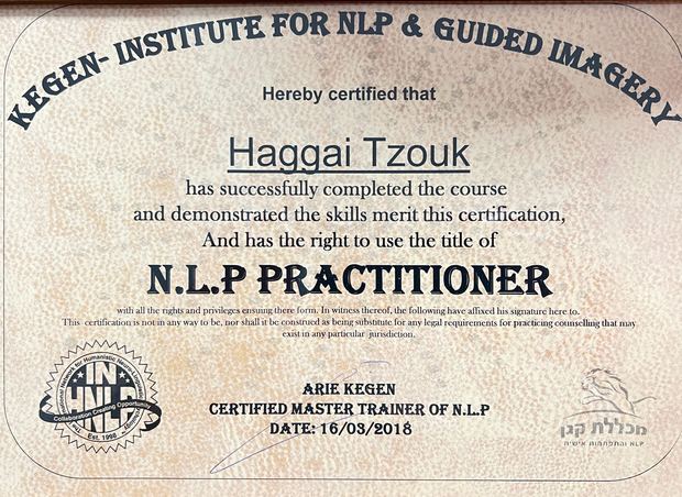 תעודה: NLP Practitioner